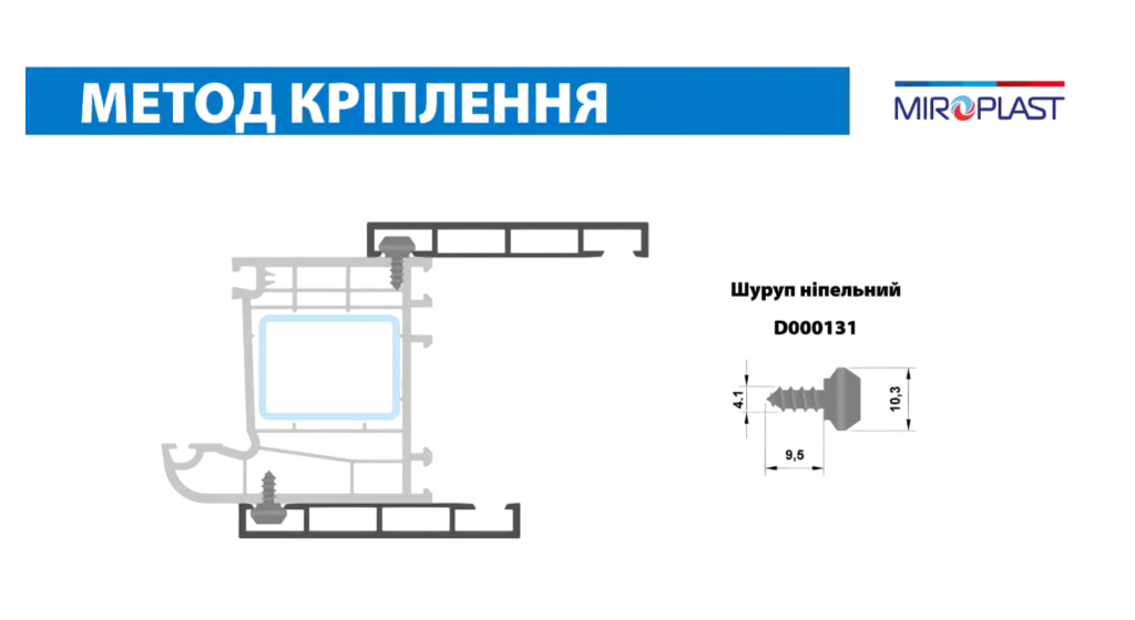 Лиштва схема кріплення