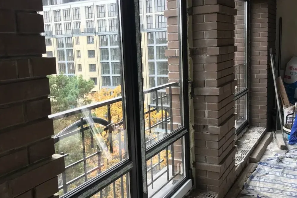 Пластикові розсувні двері на терасу