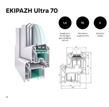 Окна Ekipazh Ultra 70 — Photo 10