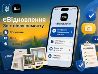 Як подати звіт про використання коштів єВідновлення після завершення ремонту