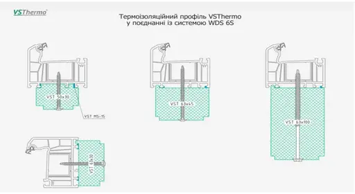 Схема встановлення VST 50x30
