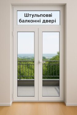 Штульпові балконні двері