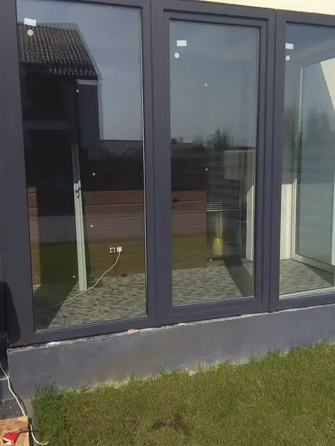 Перегородка для веранди в кольорі антрацит