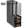 Зразок вікна рама стулка EKIPAZH AluLight W76