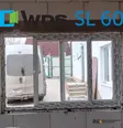 Розсувна ПВХ-система WDS SL 60 з двома стулками