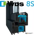 WDS 8S, антрацит (ламінований): стильний профіль і надійна теплоізоляція