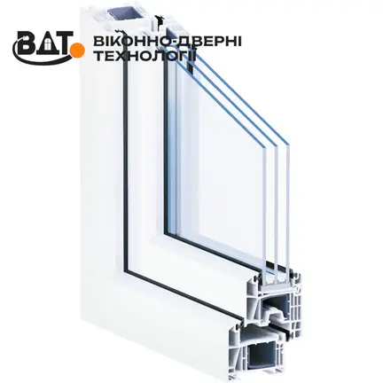 Кутник рама стулка Kommerling 70ST plus