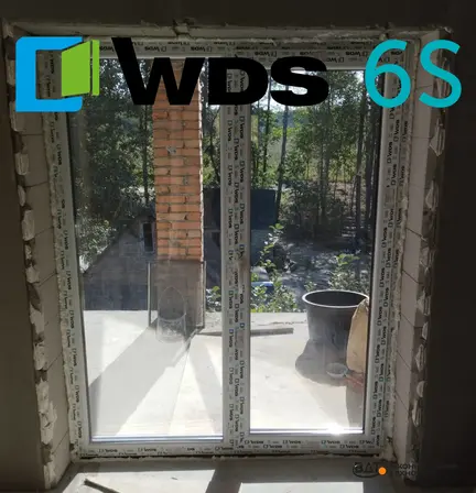 WDS 6S: балконні двері (етап встановлення)