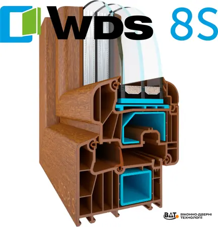 WDS 8S Color (золотий дуб): енергоефективне рішення для сучасних фасадів