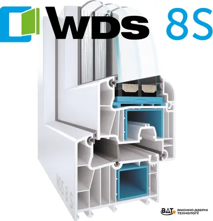 WDS 8S у перерізі — посилена конструкція та герметичний притиск