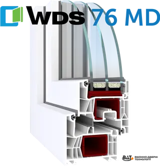 WDS 76 MD у розрізі: посилене армування й герметичність для нашого клімату