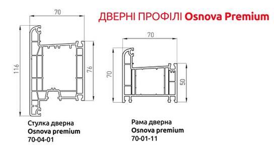 Дверні профілі Osnova Premium