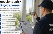 Як проходить перевірка комісією єВідновлення після подання звіту про завершення ремонту.